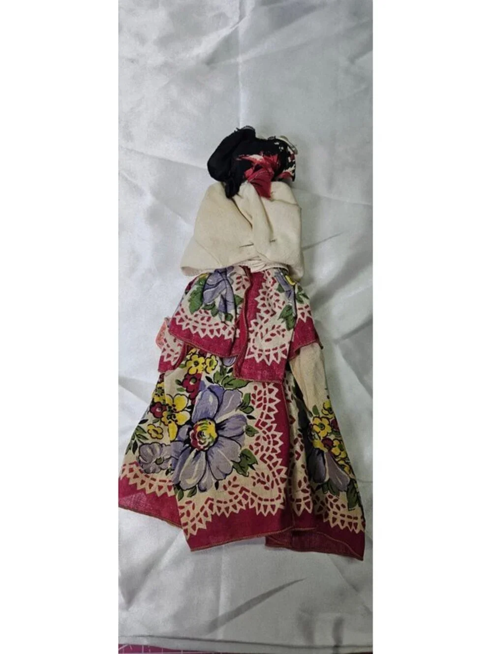 Vintage Hanky Doll Three Zephyr Handkerchiefs by H.I. Herzman Co. Original Tag
